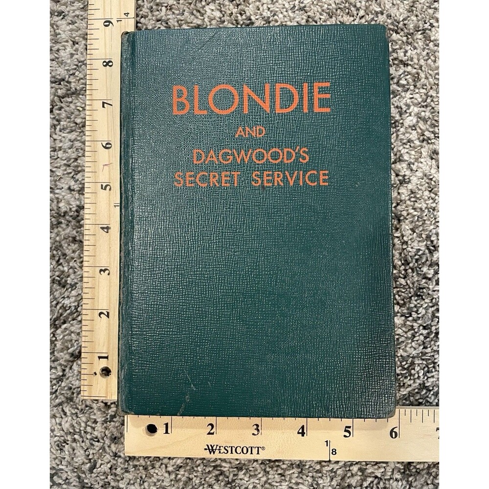 Chic Young Blondie and Dagwood's Secret Service Signed HC 1942